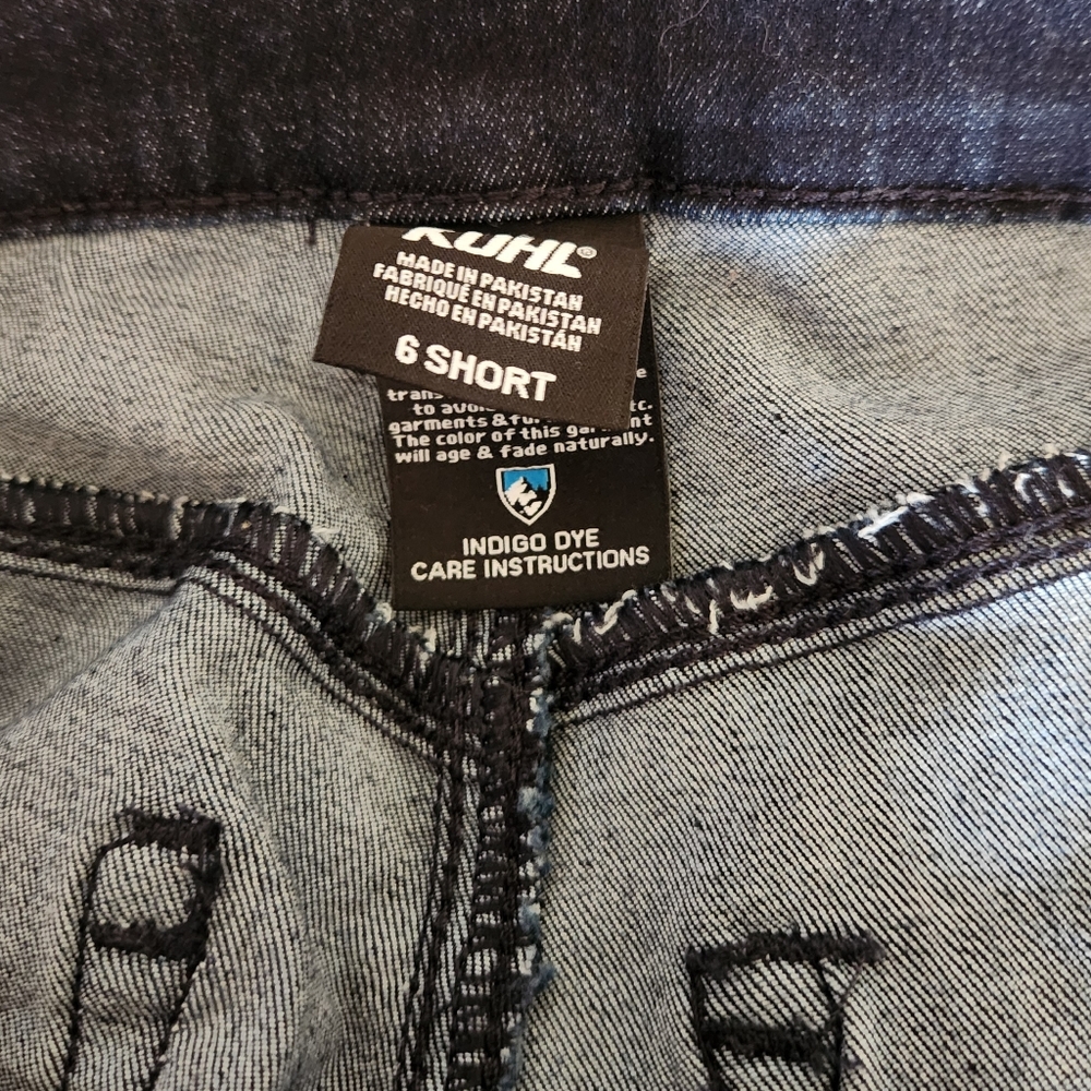 Kuhl Kontour skinny dark wash denim short inseam - Picture 8 of 11